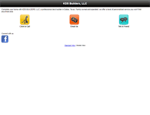 Tablet Screenshot of kdscontractors.com